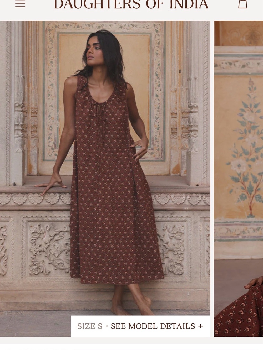 ISO*DO NOT BUY* Daughters of India*Sundress Almond